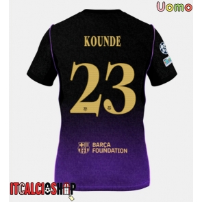 Barcelona Jules Kounde #23 Seconda Maglia 2026-27 Manica Corta Barcelona Jules Kounde #23 Seconda Maglia 2026-27 Manica Corta